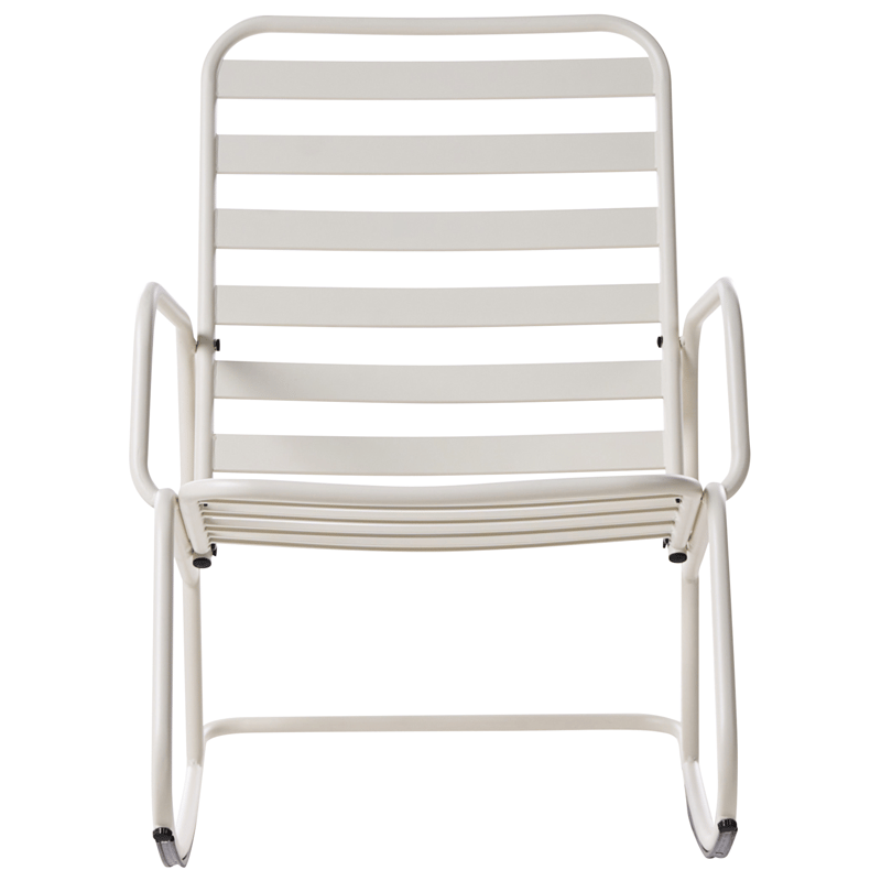 Gyngestol udendørs Turi Metal - Hvid - Havemøbler - Havestole - Havegyngestol