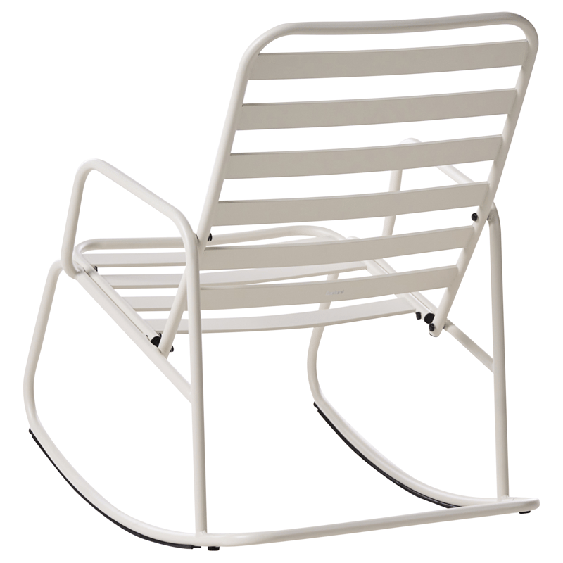 Gyngestol udendørs Turi Metal - Hvid - Havemøbler - Havestole - Havegyngestol