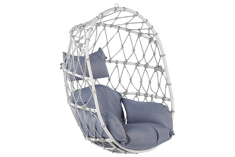 Hængestol Adria - Hvid, Grå - Havemøbler - Havestole - Hængestol