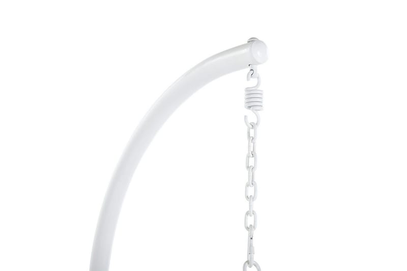 Hængestol Alba - Hvid, Grå - Havemøbler - Havestole - Hængestol