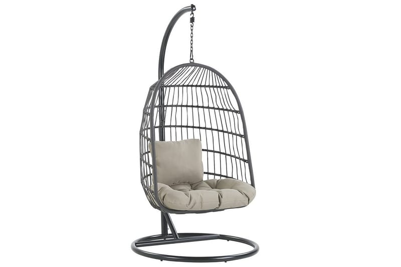 Hængestol Allera, Sort, Grå