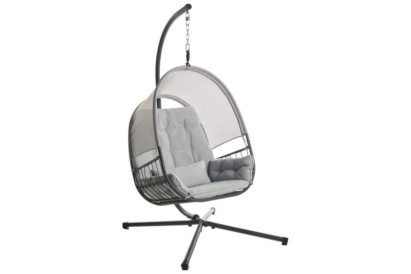Hængestol Alviano - Lys grå - Havemøbler - Havestole - Hængestol