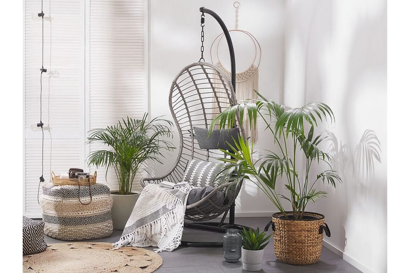 Appuna Hængestol med Stativ - Grå - Havemøbler - Havestole - Hængestol