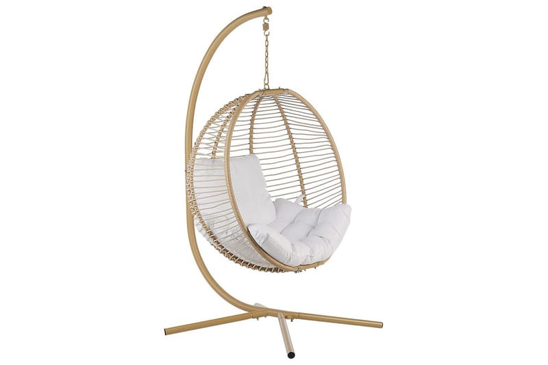 Hængestol Arco, Beige, hvid