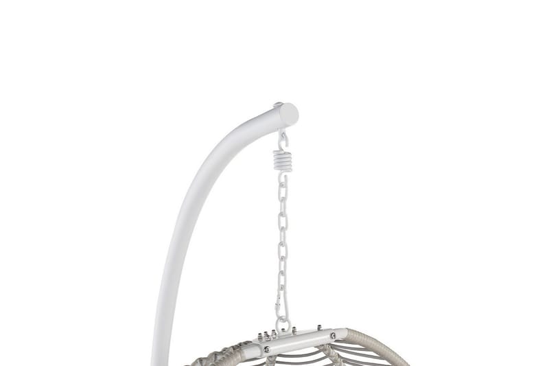 Hængestol Arco - Hvid, Grå - Havemøbler - Havestole - Hængestol