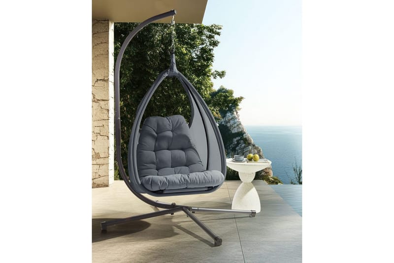Hængestol Avegno - Mørkegrå - Havemøbler - Havestole - Hængestol
