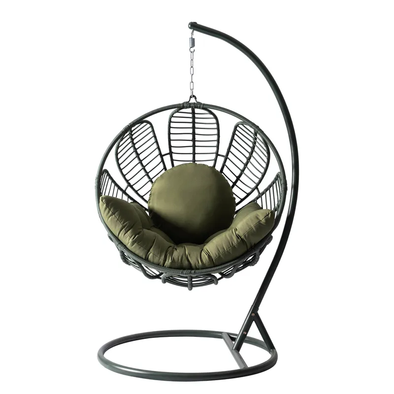 Bravion Hængestol til udendørs brug - grøn - Havemøbler - Havestole - Hængestol - Hængestol på stativ
