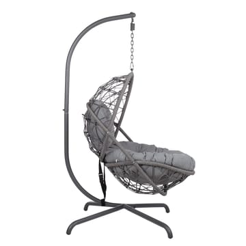 Hængestol HOME4YOU Amara 134x134x196 cm mørkegrå - Mørkegrå - Havemøbler - Havestole - Hængestol - Hængestol på stativ