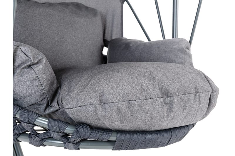 Hængestol Udendørs med stativ og tag – Hængesving – Hængelænestol - Sort - Havemøbler - Havestole - Hængestol