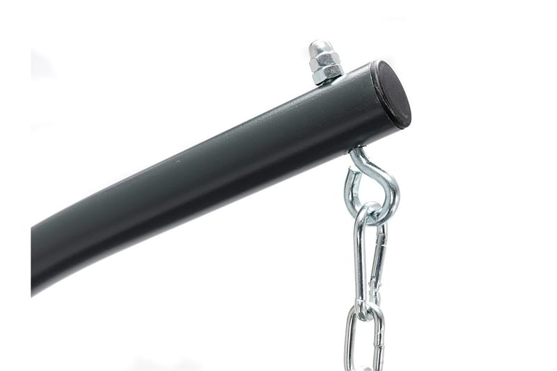 Hængestol Udendørs med stativ og tag – Hængesving – Hængelænestol - Sort - Havemøbler - Havestole - Hængestol