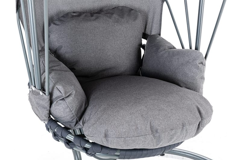 Hængestol Udendørs med stativ og tag – Hængesving – Hængelænestol - Sort - Havemøbler - Havestole - Hængestol