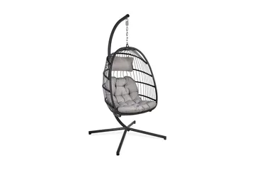 Hængestol YOYO med puder 100x95 / 110xH196cm - Havemøbler - Havestole - Hængestol