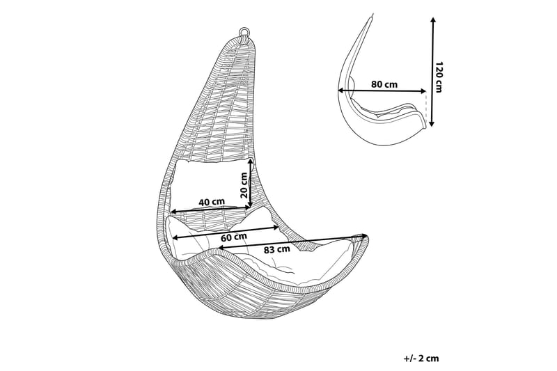 Hacksta Hængestol - Beige - Havemøbler - Havestole - Hængestol