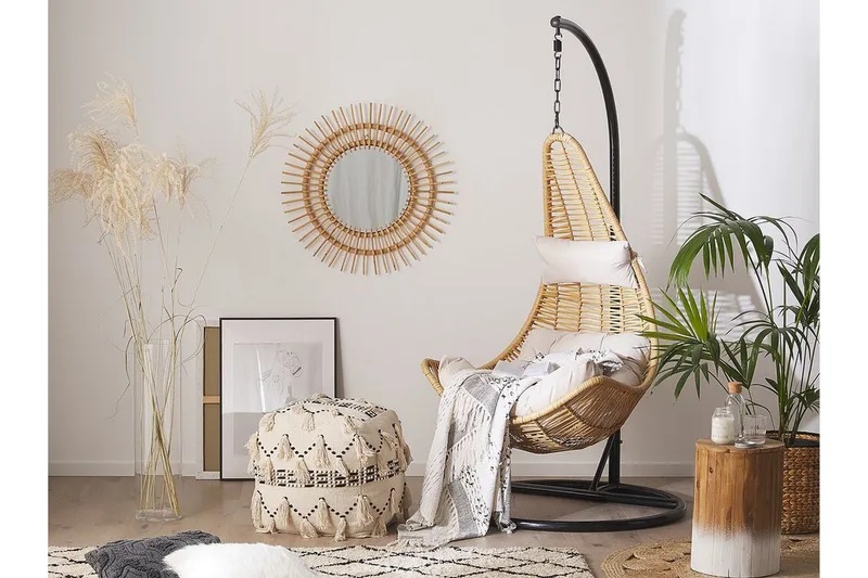 Hacksta Hængestol med Stativ - Beige - Havemøbler - Havestole - Hængestol