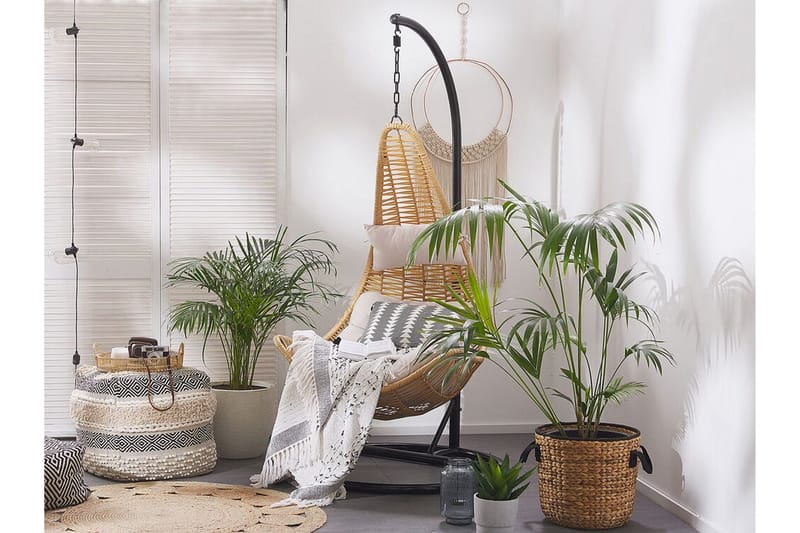 Hacksta Hængestol med Stativ - Beige - Havemøbler - Havestole - Hængestol