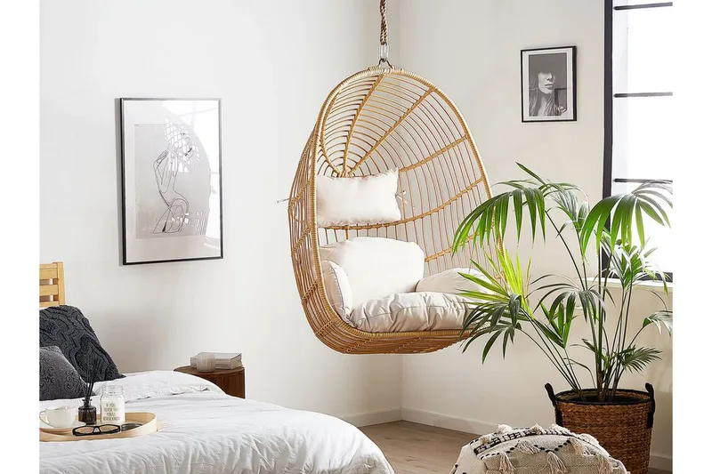 Hallstavik Hængestol - Beige - Havemøbler - Havestole - Hængestol