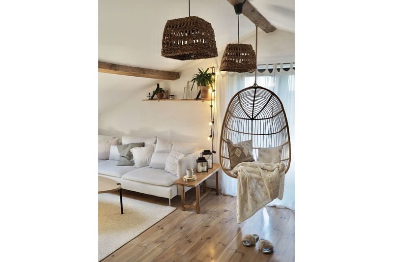 Hallstavik Hængestol - Beige - Havemøbler - Havestole - Hængestol