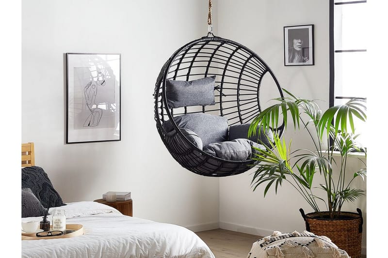 Hyvena Hængestol - Sort - Havemøbler - Havestole - Hængestol