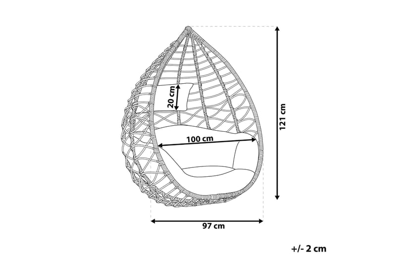 Kartberg Hængestol - Beige - Havemøbler - Havestole - Hængestol
