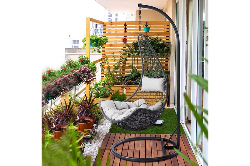 Kintore Hængestol 95 cm - Grå - Havemøbler - Havestole - Hængestol