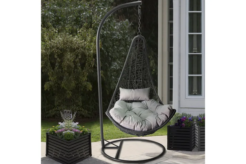 Kintore Hængestol 95 cm - Grå - Havemøbler - Havestole - Hængestol