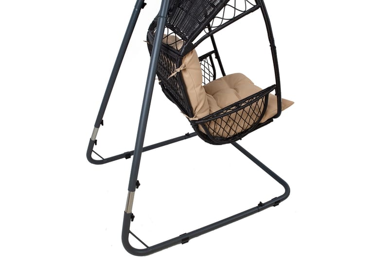 Mørkegrå hængekøje stativ - Havemøbler - Havestole - Hængestol