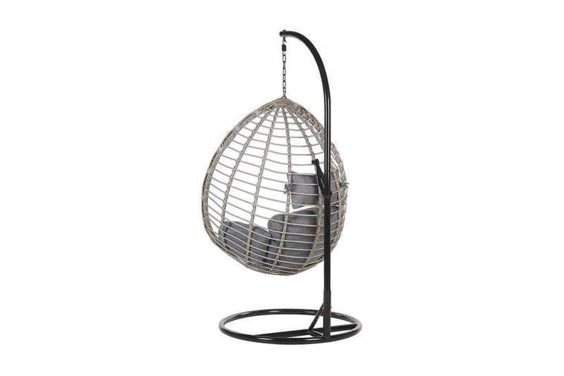 Parylak Hængestol med stativ - Grå - Havemøbler - Havestole - Hængestol