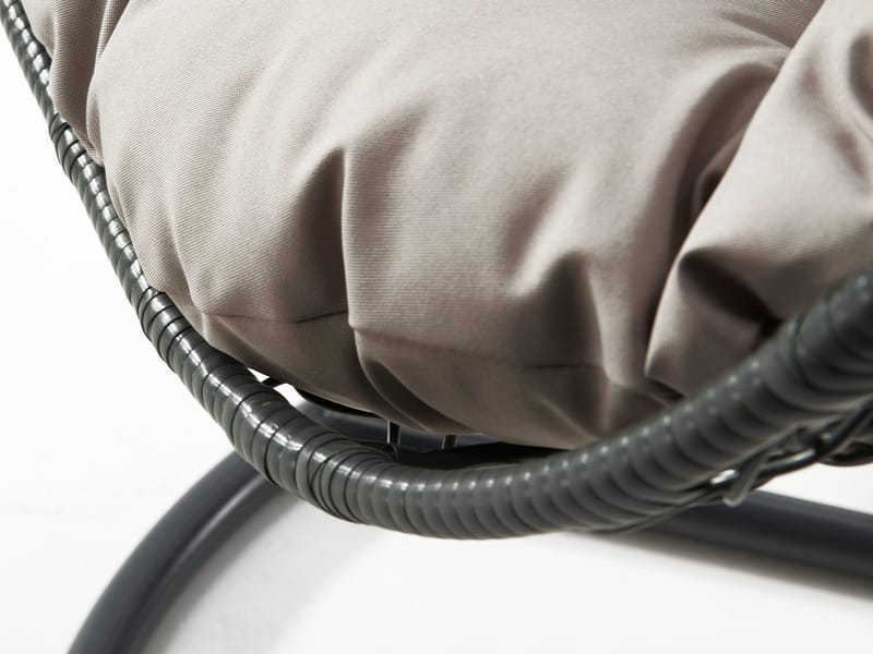 Solvero Hængestol til udendørs brug - beige - Havemøbler - Havestole - Hængestol - Hængestol på stativ