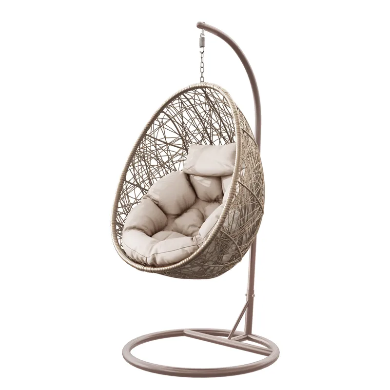 Solvero Hængestol til udendørs brug, beige