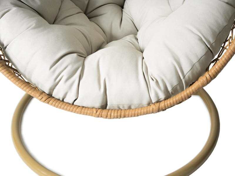 Solvero Hængestol til udendørs brug - beige - Havemøbler - Havestole - Hængestol - Hængestol på stativ