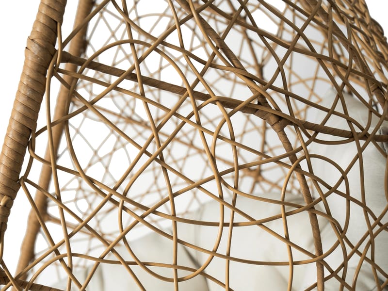 Solvero Hængestol til udendørs brug - beige - Havemøbler - Havestole - Hængestol - Hængestol på stativ