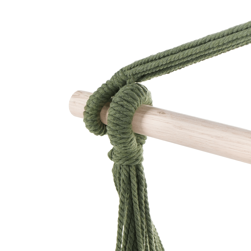 Hængestol udendørs Bonea Bomuld - Grøn - Havemøbler - Havestole - Hængestol