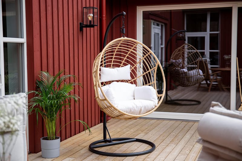 Viga Hængestol Sort/Natur - Venture Home - Hængestol - Hængestol på stativ