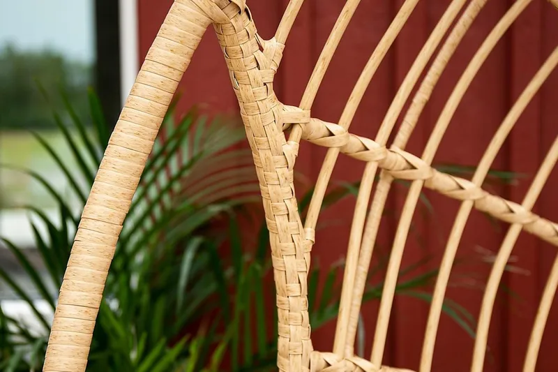 Viga Hængestol - Sort/Natur - Havemøbler - Havestole - Hængestol - Hængestol på stativ