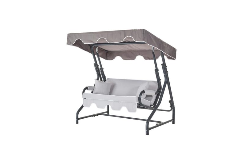 Have dobbelt gyngebord Laziuki (170 x 165 x 110 cm) Multifarvet - Multifarvet - Havemøbler - Havestole - Hængestol