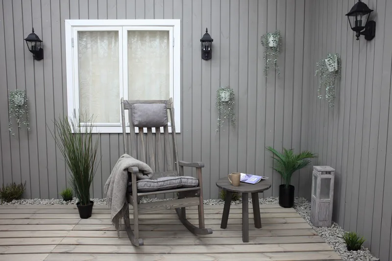 Ellabell Gyngestol - Hvid - Havemøbler - Havestole - Havegyngestol