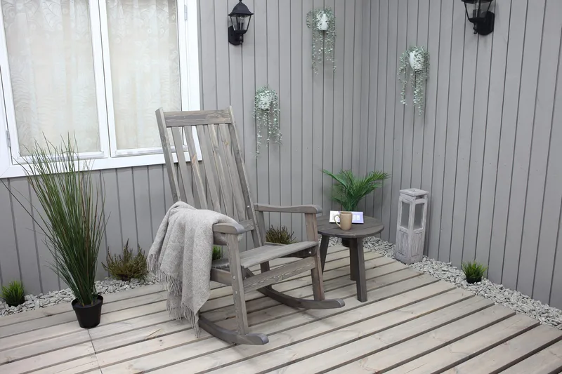 Ellabell Gyngestol - Hvid - Havemøbler - Havestole - Havegyngestol