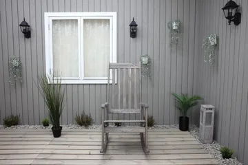 Ellabell Gyngestol - Hvid - Havemøbler - Havestole - Havegyngestol