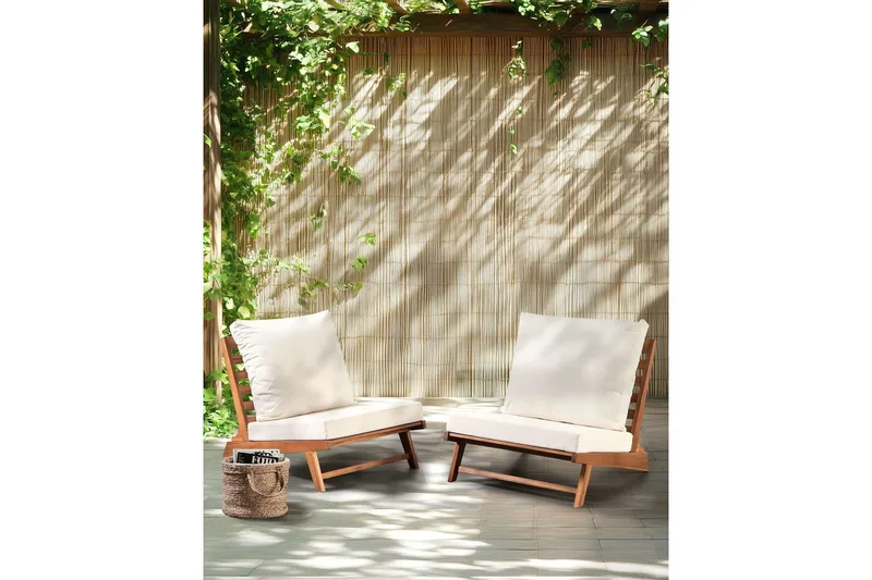 Havestol sæt af 2 Micciano - Havemøbler - Havestole - Udendørs lænestol