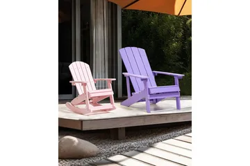 Havgyngestol Adirondack - Rosa - Havemøbler - Havestole - Havegyngestol