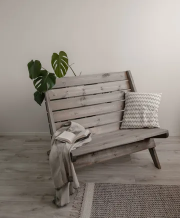 Hillerstorp EcoFurn udendørsstol Granny Double fyr olieret grå - Grå - Havemøbler - Havestole - Udendørs lænestol