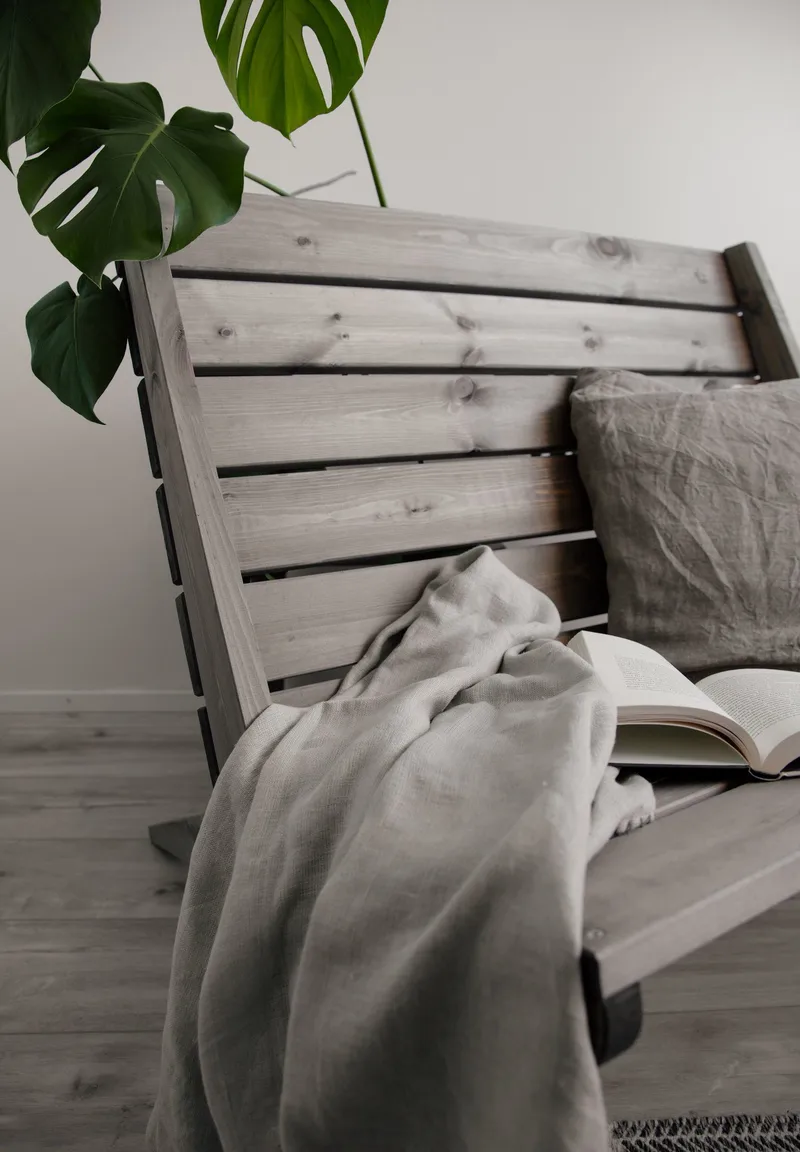 Hillerstorp EcoFurn udendørsstol Granny Double fyr olieret grå - Grå - Havemøbler - Havestole - Udendørs lænestol