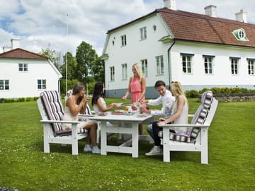 Hillerstorp Herrgård lænestol - Hvid - Havemøbler - Havestole - Udendørs lænestol