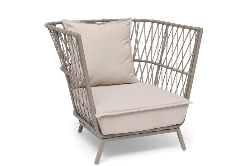 Hillerstorp Jet Set Lænestol Lounge, Beige