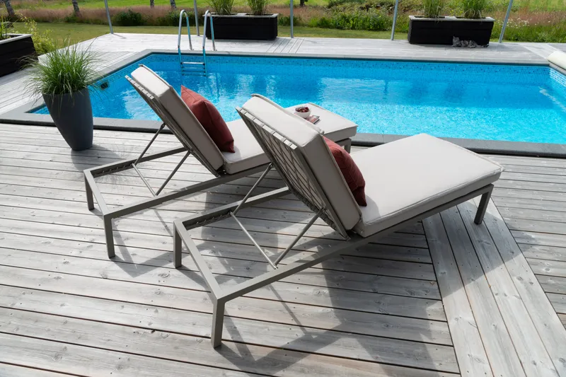 Hillerstorp Jet Set Solseng - Beige - Havemøbler - Havestole - Solseng & solvogn