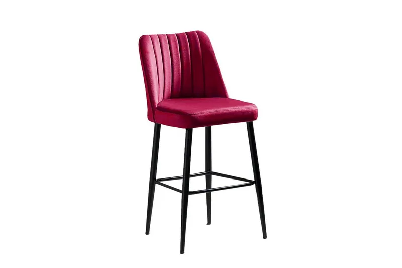 Huddy Barstol Utomhus 99 cm - Rød/Sort - Havemøbler - Havestole - Barskammel