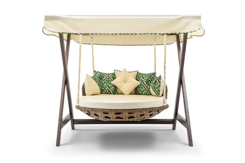 Hux Hængestol 188x140 cm - Cream - Havemøbler - Havestole - Hængestol