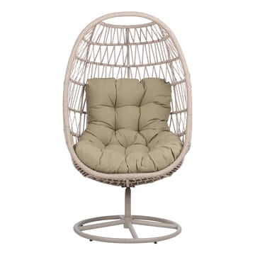Hvilestol HOME4YOU Cassia Swivel 85x85x151 cm Beige - beige - Havemøbler - Havestole - Udendørs lænestol