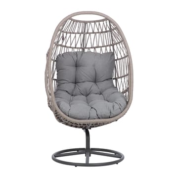 Hvilestol HOME4YOU Cassia Swivel 85x85x151 cm Grå - grå - Havemøbler - Havestole - Udendørs lænestol