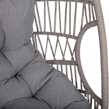 Hvilestol HOME4YOU Cassia Swivel 85x85x151 cm Grå - grå - Havemøbler - Havestole - Udendørs lænestol